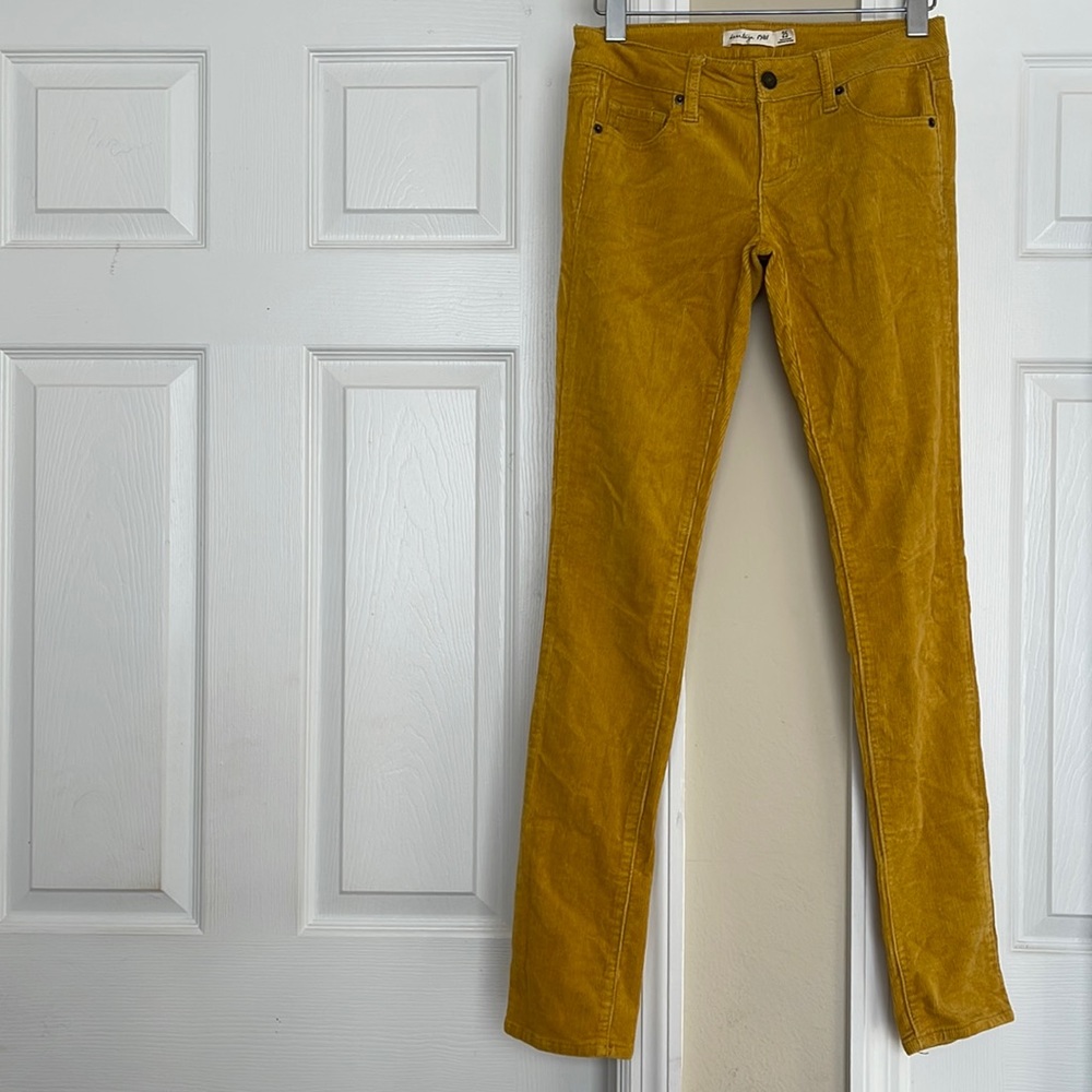Forever 21 Mustard colored corduroy pants